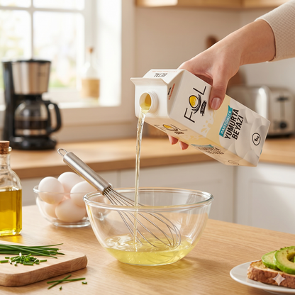 Pastörize sıvı yumurta akı ile güvenli kullanım