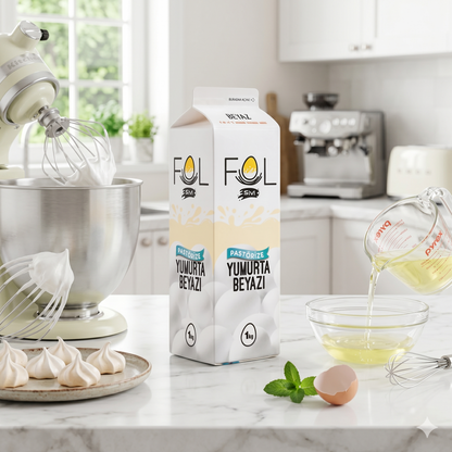 Pastörize sıvı yumurta akı – yüksek protein, katkısız